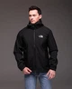 Куртка вітрівка чоловіча Softshell утеплена флісом 2XL чорна (4089336s5) - изображение 4