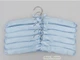 Набір 6 шт м'які плічка вішалки Hangers 38 см сатинові блакитного кольору - зображення 1