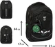 Рюкзак школьный Yes TS-59L Mood Черный 44х31х17 см 23.2 л (550412) (5056574461070) - изображение 3