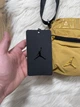Сумка через плечо AIR Jordan горчичного цвета 18х12 см - изображение 4