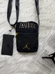 Сумка через плечо AIR Jordan черного цвета 18х12 см - изображение 6