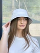 Панама женская хлопковая потертая Vintage белая - изображение 3
