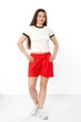 Жіночі однотонні шорти з кишенями Носи своє 46 Червоний p-4996 (p-4996-239127) - зображення 1