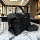 Жіноча замшена сумка Prada чорна класична для повсякденного використання елегантна сумочка - зображення 7