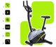 Велотренажер домашний Urbogym OXYGEN YELLOW до 120 кг с магнитной нагрузкой Черно-серый - изображение 4