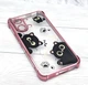 Чехол Shock Case Print для Poco X8 Pro Max бампер силиконовый прозрачный с рисунком Котики - изображение 2