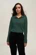 Женское поло с длинными рукавами Haki 2XL - изображение 1