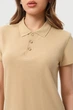 Женское поло vers.2 Beige 3XL - изображение 3