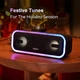 Бездротова колонка DOSS SoundBox Pro+ Bluetooth, 24 Вт стерео, потужний бас, IPX6, 15 годин, світлові ефекти - зображення 6