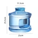 Відро для чистої води BJ Pure Water Bucket, харчове відро для питної води з полікарбонату з ручкою, пластиковий контейнер для води для домашнього чайного бару та використання на вулиці, пляшка для зберігання мінеральної води з широким горлом, 7,5 л - зображення 1