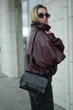 Жіноча сумка крос-боді з натуральної шкіри чорна BAGS4LIFE 9918 з клапаном - 68647 - изображение 5