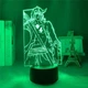 Акриловый 3D Светильник RGB Блич Улькиорра Сифер Bleach Ulquiorra Cifer 18 см - изображение 1
