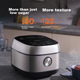 Розумна рисоварка Midea Low Sugar Low Calorie IH Smart Rice Cooker Pro, домашнє використання 4 л, зменшує доданий цукор, розумне керування через Wi-Fi, корисна для здоров'я рисоварка на пару, 40LS60 (для 3-4 осіб) - изображение 2
