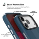 Чехол Speck Presidio2 Grip для iPhone 17 Pro Max Deep Sea/Silver Metallic with MagSafe (150985-3261) - изображение 4