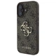 Чохол Guess 4G Big Metal Logo для iPhone 16 Brown (GUHCP16S4GMGBR) - зображення 2