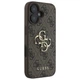 Чохол Guess 4G Big Metal Logo для iPhone 16 Brown (GUHCP16S4GMGBR) - зображення 4