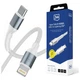 Кабель 3mk Hyper Cable N-Series USB-C to Lightning 1m White (5903108680240) - зображення 1