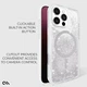 Чехол Case-Mate Waterfall для iPhone 16 Pro Max Silver with MagSafe (CM054612) - изображение 13