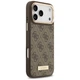 Чохол Guess 4G Logo Plate для iPhone 17 Pro Max Brown with MagSafe (GUHMP17XU4GPRW) - зображення 4