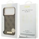 Чохол Guess 4G Logo Plate для iPhone 17 Pro Max Brown with MagSafe (GUHMP17XU4GPRW) - зображення 8