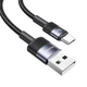 Kabel Usams USB to USB‑C 3A 1.2 m Fast Charging Tarnish (6958444991870) - obraz 1