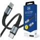 Кабель 3mk Hyper Cable N-Series USB-C to USB-C 3m PD 3.0 QC 3.0 20V/3A 60W Black (5903108739191) - изображение 1