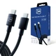 Кабель 3mk Hyper Cable USB-C - USB-C 100W 1.2m Black (5903108541220) - изображение 1