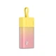 Портативний зарядний пристрій Baseus Popsicle 5200mAh 20W with Built-In Lightning Cable/USB-C to USB-C Cable Yellow Pink (P10055601Y13-00) - зображення 2