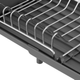 Сушилка для посуды с подставкой 46.5x19.5x9.5 см Ardesto Minimalism ARHK4103GS - изображение 4