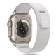 Ремешок Tech-Protect Nylon Stripe для Apple Watch Ultra 3/2/1 49 mm | Series 11/10 46 mm | Series 9/8/7/6/5/4/SE 45 mm | 44 mm Crayon Grey (5906302370 - изображение 1