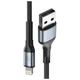 Кабель 3mk Hyper Cable N-Series USB-A to Lightning 1m Black (5903108680332) - изображение 2
