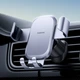 Автотримач Baseus Metal Age Go гравітаційний на дефлектор сірий (6932172678746) - зображення 2