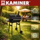 Садовий гриль з кришкою 82x51x117 см Kaminer 27316 - зображення 10