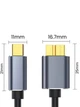 Кабель USB Type-C на USB Micro-B для зовнішнього HDD Toshiba WD Seagate Transcend 25 см 5 Гбіт/с - зображення 3
