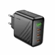 Зарядний пристрій Hoco CS27A U+3C 67W Black - изображение 1