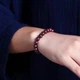 Браслет Hemst із натурального гранату 10 мм (80200) - зображення 4