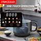 Электрическая мини-мультиварка (электрокастрюля) PANCERKA 1,6 л, 550 Вт, HD цифровой дисплей, сенсорное управление, 8 режимов, пароварка, 220–240 В, черный - изображение 3