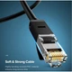 Патч-корд Ugreen NW102 Cat 6 U/UTP Lan Flat Cable 10m Black (20164) [165436] - изображение 8