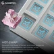 Клавіатура GamePro Asgard Valhalla Pro QLAB Sakura Switch White (MK160-W-D-QS-PRO) [165445] - зображення 10