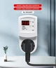 Защитная розетка TOMZN TOVS-16Z 16A 220–230V с дисплеем – реле напряжения, защита от перенапряжения и снизу с дисплеем Отсекатель - изображение 4
