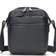 Чоловіча шкіряна сумка через плече Tiding Bag 711511 23×26×8 чорна — місткий месенджер з кишенями для документів і телефону - зображення 4