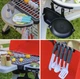 Interaktywny grill barbecue Woopie XL z parą – Kuchnia ogrodowa LED 41 el. (55174)) (5906280655174) - obraz 5