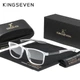 Очки компьютерные Blue Blocker 45% для мужчин и женщин KINGSEVEN 520 Transparent Gray 45 - изображение 1