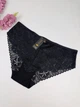 Кружевные слипы с портупеей сзади 2Р0053, 3XL (ОБ 114-123), Черный - изображение 1