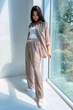 Жіночий костюм з турецького котону з сорочкою та брюками Seventeen L-XL Капучино (2000000167350) - изображение 4
