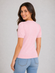 Футболка женская вязаная one size (N1002) One size, Розовый - изображение 2