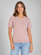 Футболка жіноча в’язана one size коричнева (N1002) - зображення 1