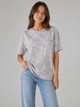 Модная женская футболка градиентная серая (N1569) one size - изображение 1