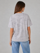 Модная женская футболка градиентная серая (N1569) one size - изображение 2
