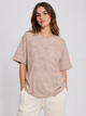 Модная женская футболка градиентная бежевая (N1569) one size - изображение 1
